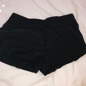 Lululemon laser cut running shorts